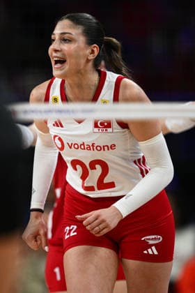 Turkiye v Germany - 2026 FIVB Volleyball Nations League ANKARA, TURKIYE - JUNE 20: Ilkin Aydin of Turkiye competes during the 2026 FIVB Volleyball Nations League Phase 2 match between Turkiye and Germany at the Ankara Sports Hall in Ankara, Turkiye on June 20, 2026. Akin Celiktas Anadolu Ankara Turkey. Editorial use only. Please get in touch for any other usage.  Copyright: x2026xAnadoluxAkinxCeliktasx