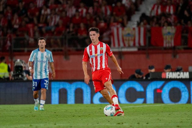 Almeria, Spain - June 20th: Sergio Arribas (N11) during the promotion play-off final of La Liga Hypermotion (Segunda Division) match between Almeria and Malaga at UD Almería Stadium on June 20th, 2026 in Almeria, Spain.  Copyright: xAndresxLopezxSheridanxx xSPPx Sportspressphoto_SPR171854