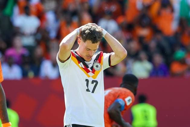 enttaeuschung bei Florian Wirtz 17 (Deutschland), Deutschland vs. Elfenbeinkueste, Fussball, FIFA, Weltmeisterschaft 2026, Gruppenphase, 20.06.2026 Toronto Ontario Kanada