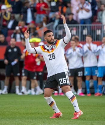 Fußball, Herren, FIFA World Cup, WM, Weltmeisterschaft, Fussball 2026, Spiel in Toronto (Gruppe E, 2. Spieltag), Deutschland - Elfenbeinküste, Deniz Undav (Deutschland), Jubel nach Tor zum 1:1, 20.06. 2026,