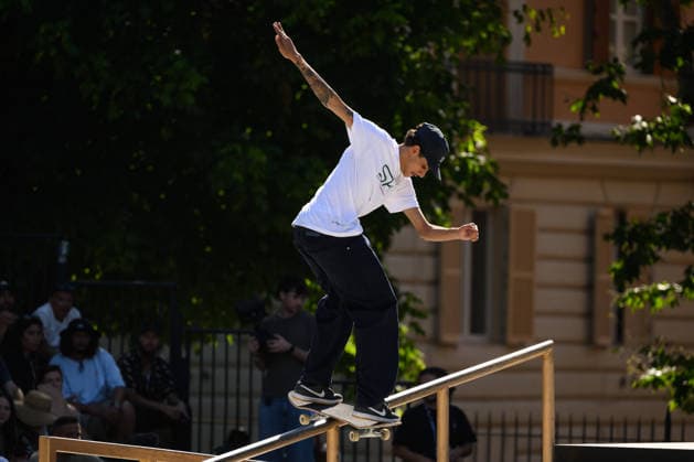 Wallace Gabriel of Brazil competes in the semi-finals of the men s street skateboard World Cup at Colle Oppio Park in Rome (Italy), June 20, 2026. andreaxstaccioli
