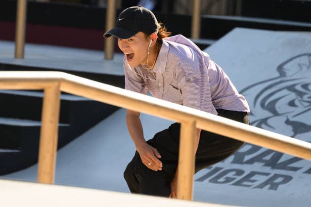 Sora Shirai of Japan competes in the semi-finals of the men s street skateboard World Cup at Colle Oppio Park in Rome (Italy), June 20, 2026. andreaxstaccioli