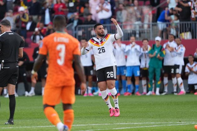 Germany v Ivory Coast - FIFA World Cup, WM, Weltmeisterschaft, Fussball 2026 - Group E TORONTO, CANADA - JUNE 20: Deniz Undav (26) of Germany celebrates after scoring a goal during the 2026 FIFA World Cup First Stage Group E match between Germany and Ivory Coast at Toronto Stadium (BMO Field) in Toronto, Ontario, Canada on June 20, 2026. Mert Alper Dervis Anadolu Ontario Canada. Editorial use only. Please get in touch for any other usage.  Copyright: x2026xAnadoluxMertxAlperxDervisx