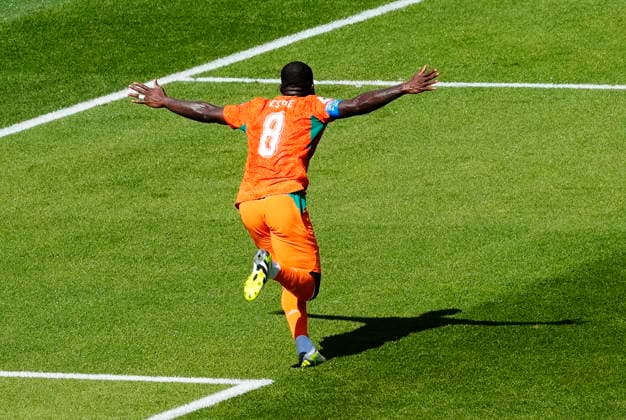 June 20, 2026, Toronto, On, CANADA: Ivory Coast s Franck Kessie (8) celebrates his goal against Germany during the first half of a World Cup Group E soccer match, in Toronto, on Saturday, June 20, 2026. Canada News - June 20, 2026  - ZUMAc35_ 20260620_zaf_c35_086 Copyright: xChrisxYoungx
