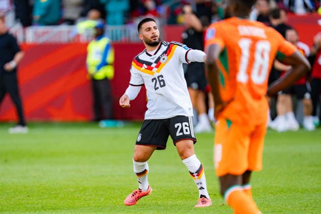 FIFA Fussball Weltmeisterschaft 2026, Gruppe E, Spiel 2, Deutschland vs Elfenbeinküste, 20.06.2026 im Toronto Stadium, Toronto Tor zum 1:1 durch Deniz Undav (Deutschland) Joshua Kimmich (Deutschland) Kai Havertz (Deutschland)