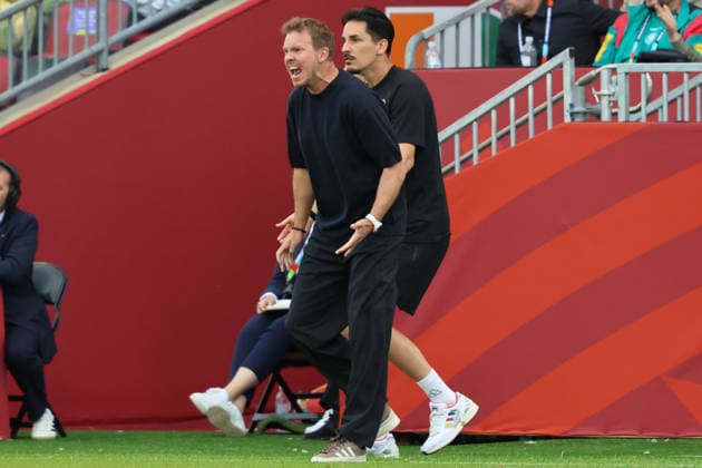 20.06.2026, Fussball, Herren, FIFA Weltmeisterschaft 2026, Vorrunde, Gruppe E, Toronto, Deutschland - Elfenbeinküste, Trainer Julian Nagelsmann (Deutschland) ärgert sich Toronto BMO Field Ontario Kanada (CAN)