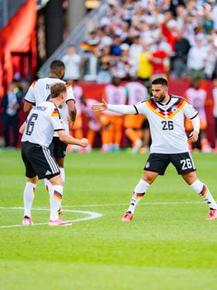 FIFA Fussball Weltmeisterschaft 2026, Gruppe E, Spiel 2, Deutschland vs Elfenbeinküste, 20.06.2026 im Toronto Stadium, Toronto Tor zum 1:1 durch Deniz Undav (Deutschland) Joshua Kimmich (Deutschland) Kai Havertz (Deutschland)