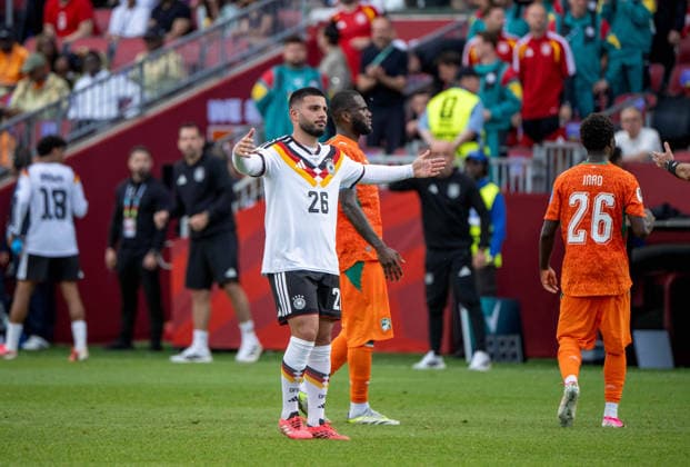 Fußball, Herren, FIFA World Cup, WM, Weltmeisterschaft, Fussball 2026, Spiel in Toronto (Gruppe E, 2. Spieltag), Deutschland - Elfenbeinküste, Deniz Undav (Deutschland), Jubel nach Tor zum 2:1, 20.06. 2026,