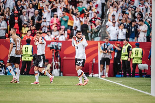 Fußball Herren FIFA Fußball-Weltmeisterschaft 2026 Gruppe E Deutschland vs. Elfenbeinküste 20.06.2026 Torjubel Deniz Undav ( 26, Deutschland) Toronto Toronto Stadium Ontario Kanada