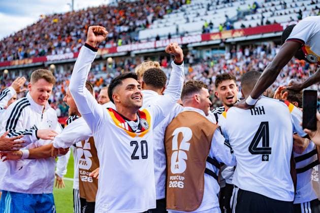 FIFA Fussball Weltmeisterschaft 2026, Gruppe E, Spiel 2, Deutschland vs Elfenbeinküste, 20.06.2026 im Toronto Stadium, Toronto Tor zum 2:1 durch Deniz Undav (Deutschland) Nadiem Amiri (Deutschland)