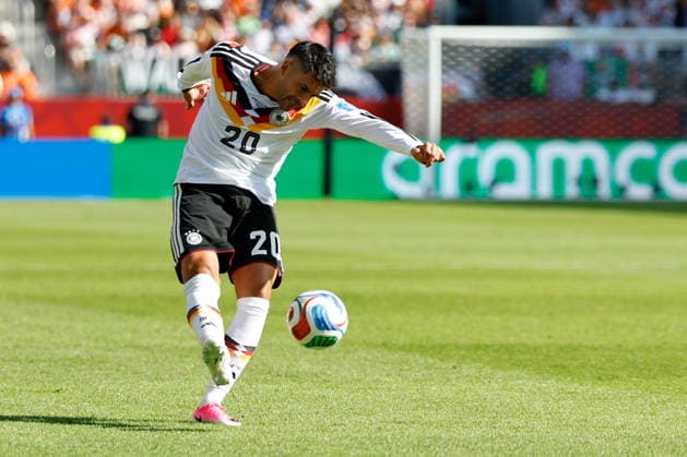 TORONTO STADIUM TORONTO ONTARIO KANADA 20.06.2026 FIFA MISTRZOSTWA SWIATA 2026 W PILKA NOZNA W KANADA MECZ GRUPA E GERMANY I COTE DIVOIRE FIFA World Cup, WM, Weltmeisterschaft, Fussball 2026 Group E match between Germany and CÃ te d Ivoire at Toronto Stadium in Toronto Canada on June 20, 2026 in Toronto, Ontario, Canada. N Z Germany midfielder Nadiem Amiri (20) FOT. KAMIL KRZACZYNSKI NEWSPIX.PL --- newspix.pl POLAND OUT!  KSK