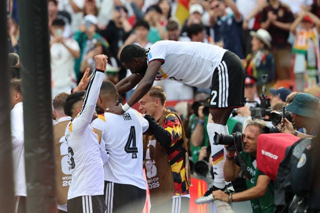 20.06.2026, Fussball, Herren, FIFA Weltmeisterschaft 2026, Vorrunde, Gruppe E, Toronto, Deutschland - Elfenbeinküste, Torjubel zum 2:1, Torschütze: Deniz Undav (Deutschland) Toronto BMO Field Ontario Kanada (CAN)