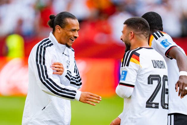 FIFA Fussball Weltmeisterschaft 2026, Gruppe E, Spiel 2, Deutschland vs Elfenbeinküste, 20.06.2026 im Toronto Stadium, Toronto Antonio Rüdiger (Deutschland) Deniz Undav (Deutschland) Leroy Sane (Deutschland)
