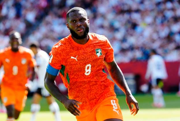 June 20, 2026, Toronto, On, CANADA: Ivory Coast s Franck Kessie (8) celebrates his goal against Germany during the first half of a World Cup Group E soccer match, in Toronto, on Saturday, June 20, 2026. Canada News - June 20, 2026  - ZUMAc35_ 20260620_zaf_c35_119 Copyright: xFrankxGunnx