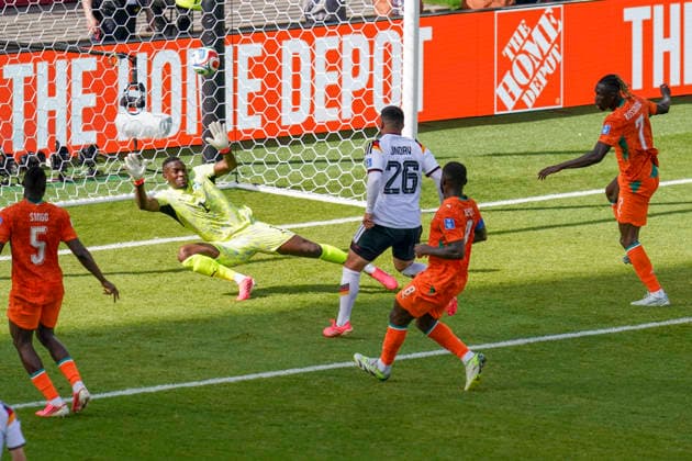 Germany v CÃ te d Ivoire, FIFA World Cup, WM, Weltmeisterschaft, Fussball 2026 Germany forward Deniz Undav (26) scores a GOAL 1-1 during the Germany v CÃ te d Ivoire FIFA WORLD CUP 2026 Group E match at the Toronto Stadium, Toronto, Canada on 20 June 2026 Credit: Eleanor Hoad Every Second Media Editorial use only. All images are copyright Every Second Media Limited. No images may be reproduced without prior permission. Copyright: xIMAGO EveryxSecondxMediax ESM-2045-0034 EleanorxHoadx xEveryxSecondxMediax