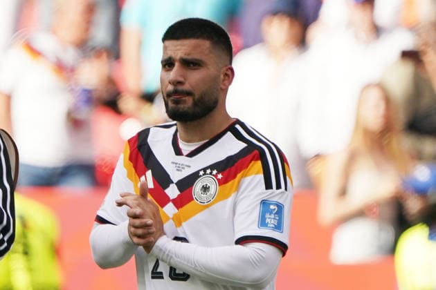 Fussball , Weltmeisterschaft 2026, FIFA WM 2026, Fussball World Cup , Canada USA, Mexico-2026, , Deutschland vs ElfenbeinKüste Germany vs Ivory Coast, Gruppenphase, Gruppen E , 20 .06.2026, Toronto Stadium Kanada, Deniz Undav Deutschland Aktion Einzelbild, Foto Chai von der Laage FIFA regulations prohibit any use of photographs as image sequences and or quasi-video. EDITORIAL USE ONLY,