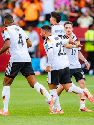 FIFA Fussball Weltmeisterschaft 2026, Gruppe E, Spiel 2, Deutschland vs Elfenbeinküste, 20.06.2026 im Toronto Stadium, Toronto Tor zum 1:1 durch Deniz Undav (Deutschland) Joshua Kimmich (Deutschland) Kai Havertz (Deutschland) Antonio Rüdiger (Deutschland) Jonathan Tah (Deutschland)
