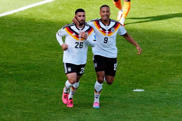 June 20, 2026, Toronto, On, CANADA: Germany s Deniz Undav (26) celebrates his goal against Ivory Coast with Jamie Leweling (9) during the second half of a World Cup Group E soccer match, in Toronto, on Saturday, June 20, 2026. Canada News - June 20, 2026  - ZUMAc35_ 20260620_zaf_c35_132 Copyright: xChrisxYoungx