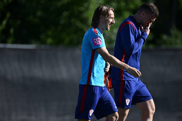 Alexandria, 200626. Croatian players of the Croatian national football team training at the World Cup base camp training center, located in the Episcopal High School. In photo: Luka Modric. Photo: Boris Kovacev CROPIX Copyright: xxBorisxKovacevx xCROPIXx trening_hrv12-200626