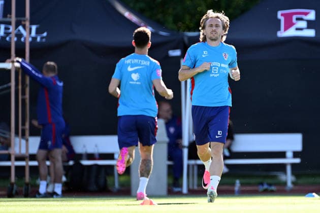 Alexandria, 200626. Croatian players of the Croatian national football team training at the World Cup base camp training center, located in the Episcopal High School. In photo: Luka Modric. Photo: Boris Kovacev CROPIX Copyright: xxBorisxKovacevx xCROPIXx trening_hrv13-200626