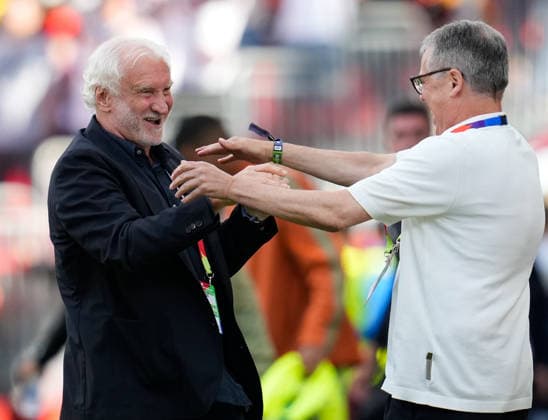 Rudi Voeller (Deutschland, Sportdirektor) jubelt nach dem Gruppenspiel der FIFA Fussball-Weltmeisterschaft 2026 gegen die Elfenbeinkueste. CAN, FIFA Weltmeisterschaft, Deutschland vs Elfenbeinkueste, Toronto, 20.06.2026 CAN, FIFA Weltmeisterschaft, Deutschland vs Elfenbeinkueste, Toronto, 20.06.2026 Toronto