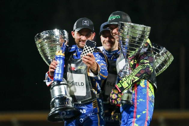 Wroclaw 20.06.2026. Zuzel FIM indywidualne mistrzostwa swiata na zuzlu sezon 2026 --- FIM Speedway Grand Prix season 2026 nz Bartosz Zmarzlik, Michael Jepsen Jensen Fot. Kacper Staniec NEWSPIX.PL --- newspix.pl POLAND OUT! 