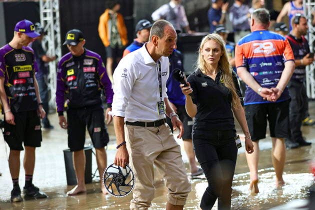 20.06.2026 WROCLAW (POLAND) - STADION OLIMPIJSKI, ZUZEL (SPEEDWAY), INDYWIDUALNE MISTRZOSTWA SWIATA (FIM SPEEDWAY World Championship, WM, Weltmeisterschaft GRAND PRIX 2026) - DEWALT FIM SPEEDWAY GRAND PRIX OF POLAND - WROCLAW NZ RAFAL LEWICKI I MARCELINA RUTKOWSKA-KONIKIEWICZ FOTO PAWEL WILCZYNSKI CYFRASPORT NEWSPIX.PL --- newspix.pl POLAND OUT! 