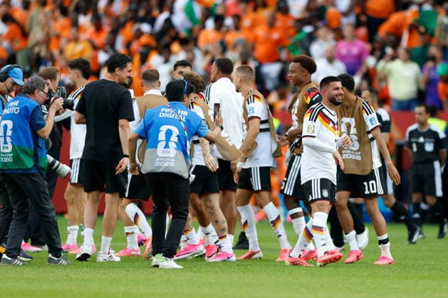 TORONTO STADIUM TORONTO ONTARIO KANADA 20.06.2026 FIFA MISTRZOSTWA SWIATA 2026 W PILKA NOZNA W KANADA MECZ GRUPA E GERMANY I COTE DIVOIRE FIFA World Cup, WM, Weltmeisterschaft, Fussball 2026 Group E match between Germany and CÃ te d Ivoire at Toronto Stadium in Toronto Canada on June 20, 2026 in Toronto, Ontario, Canada. N Z Germany forward Deniz Undav (26) celebrates FOT. KAMIL KRZACZYNSKI NEWSPIX.PL --- newspix.pl POLAND OUT!  KSK