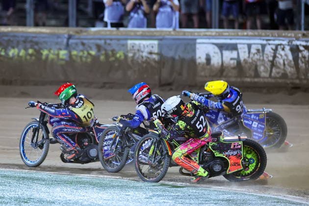 20.06.2026 WROCLAW (POLAND) - STADION OLIMPIJSKI, ZUZEL (SPEEDWAY), INDYWIDUALNE MISTRZOSTWA SWIATA (FIM SPEEDWAY World Championship, WM, Weltmeisterschaft GRAND PRIX 2026) - DEWALT FIM SPEEDWAY GRAND PRIX OF POLAND - WROCLAW NZ BIEG FINALOWY - KURTZ LAMBERT ZMARZLIK I JEPSEN JENSEN FOTO PAWEL WILCZYNSKI CYFRASPORT NEWSPIX.PL --- newspix.pl POLAND OUT! 