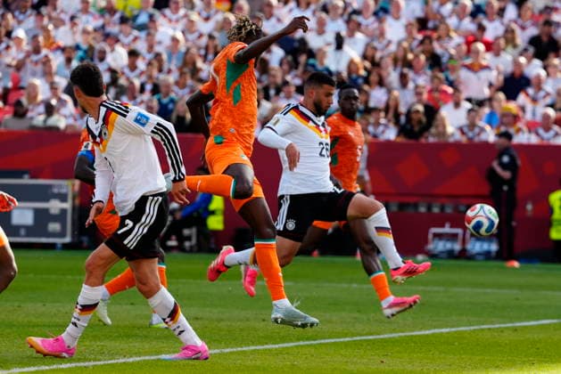 June 20, 2026, Toronto, On, CANADA: Germany s Deniz Undav (26) comes in to score after Ivory Coast s Odilon Kossounou (7) fails to clear the header during the second half of a World Cup Group E soccer match, in Toronto, on Saturday, June 20, 2026. Canada News - June 20, 2026  - ZUMAc35_ 20260620_zaf_c35_138 Copyright: xFrankxGunnx