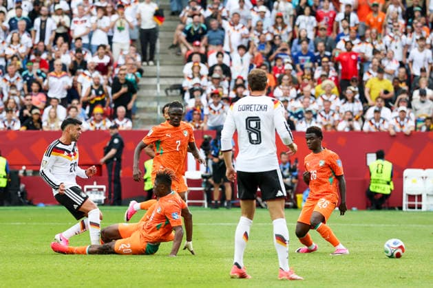 Germany v CÃ te d Ivoire, FIFA World Cup, WM, Weltmeisterschaft, Fussball 2026 Germany midfielder Nadiem Amiri (20) shoots at goal during the Germany v CÃ te d Ivoire FIFA WORLD CUP 2026 Group E match at the Toronto Stadium, Toronto, Canada on 20 June 2026 Credit: Phil Duncan Every Second Media Editorial use only. All images are copyright Every Second Media Limited. No images may be reproduced without prior permission. Copyright: xIMAGO EveryxSecondxMediax ESM-2044-0014 PhilxDuncanx xEveryxSecondxMediax