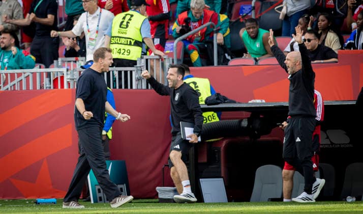 Toronto, Canada 20th Jun 2026. Goal celebration: Trainer Julian Nagelsmann (Deutschland) Germany - Ivory Coast World Cup Deutschland - Elfenbeinküste 20.06.2026