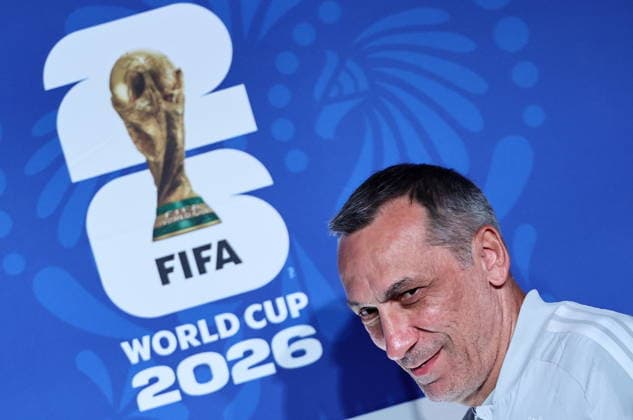 FIFA World Cup, WM, Weltmeisterschaft, Fussball 2026 - Spain press conference, PK, Pressekonferenz Saudi Arabia national soccer team head coach Georgios Donis attends a press conference in Atlanta, Georgia, USA, Saturday, 20 June 2026. Spain will face Saudi Arabia on 21 June in a FIFA World Cup 2026 Group H match. ATLANTA United States  Copyright: xRONALDxWITTEKx