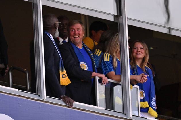 FIFA World Cup, WM, Weltmeisterschaft, Fussball 2026 - Group E - Ecuador vs Curacao Curacao s Prime Minister Gilmar Pisas (L), King Willem-Alexander of the Netherlands (C) and his daughter Princess Ariane of the Netherlands (R) attend the FIFA World Cup 2026 group stage match Ecuador against Curacao, in Kansas City, USA, 20 June 2026. KANSAS CITY United States  Copyright: xAMYxKONTRASx