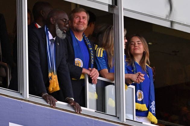 FIFA World Cup, WM, Weltmeisterschaft, Fussball 2026 - Group E - Ecuador vs Curacao Curacao s Prime Minister Gilmar Pisas (L), King Willem-Alexander of the Netherlands (C) and his daughter Princess Ariane of the Netherlands (R) attend the FIFA World Cup 2026 group stage match Ecuador against Curacao, in Kansas City, USA, 20 June 2026. KANSAS CITY United States  Copyright: xAMYxKONTRASx