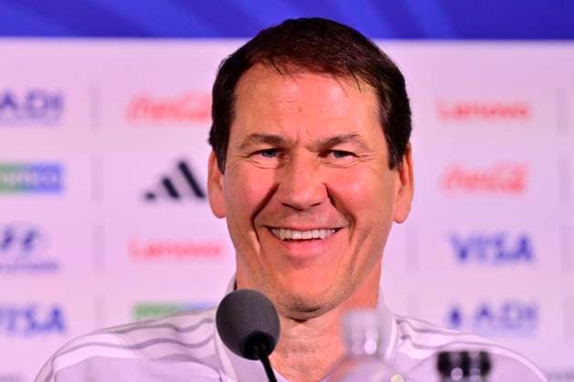 Belgian national football team - FIFA World Cup, WM, Weltmeisterschaft, Fussball 2026 - media activities 20 06 2026 LOS ANGELES, UNITED STATES OF AMERICA - JUNE 20 : Garcia Rudi head coach of Belgium pictured during a press conference, PK, Pressekonferenz at the SoFi Stadium prior to the Belgium vs Iran match during the 2026 FIFA World Cup on June 20, 2026 in Los Angeles, United States of America, 20 06 2026 Los Angeles United States of America  Copyright: xJanxDexMeuleneirx