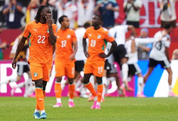 June 20, 2026, Toronto, On, CANADA: Ivory Coast s Evann Guessand (22) reacts after a Germany goal during the second half of a World Cup Group E soccer match, in Toronto, on Saturday, June 20, 2026. Canada News - June 20, 2026  - ZUMAc35_ 20260620_zaf_c35_174 Copyright: xNathanxDenettex