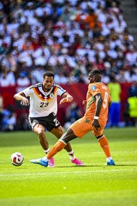 RECORD DATE NOT STATED Germany faces Ivory Coast in Toronto for the 2026 World Cup. Toronto (Canada), 20 06 2026 Football Germany vs Ivory Coast FIFA World Cup, WM, Weltmeisterschaft, Fussball 2026 Player Felix Nmecha in a match between Germany and Ivory Coast, valid for the second round of the group and the FIFA World Cup 2026, held at Toronto Stadium, in Toronto, Canada, this Saturday (20).(Foto: Pedro Paulo Diaz Thenews2 imago images) SPO  Copyright: xPedroxPauloxDiazx