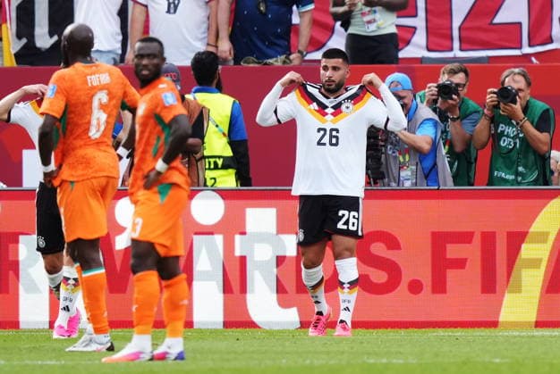 June 20, 2026, Toronto, On, CANADA: Germany s Deniz Undav (26) celebrates his goal against Ivory Coast during the second half of a World Cup Group E soccer match, in Toronto, on Saturday, June 20, 2026. Canada News - June 20, 2026  - ZUMAc35_ 20260620_zaf_c35_186 Copyright: xNathanxDenettex
