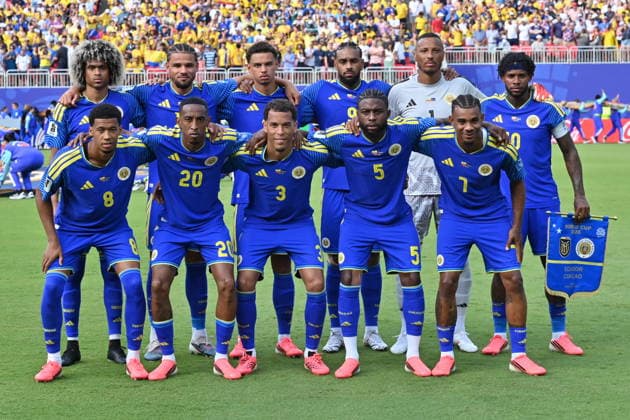FIFA World Cup, WM, Weltmeisterschaft, Fussball 2026 - Group E - Ecuador vs Curacao Players of Curacao pose for a family picture ahead of the FIFA World Cup 2026 group stage match Ecuador against Curacao, in Kansas City, USA, 20 June 2026. KANSAS CITY United States  Copyright: xAMYxKONTRASx