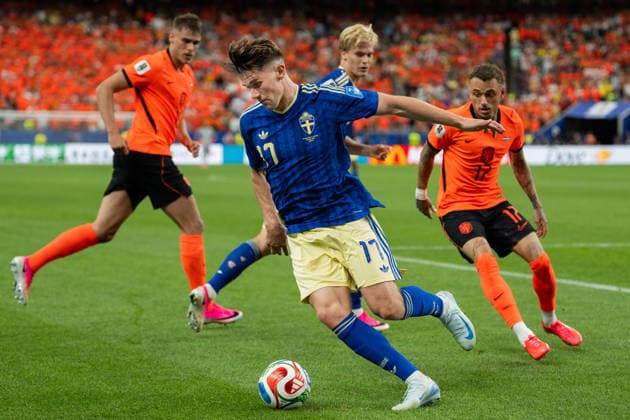 260620 Viktor Gyökeres of Sweden during the FIFA World Cup, WM, Weltmeisterschaft, Fussball 2026 football match between Netherlands and Sweden on June 20, 2026 in Houston. Photo: Petter Arvidson BILDBYRAN kod PA PA1246 bbeng fotboll football soccer fotball vm fotbolls-vm fotball-vm fotbolls-vm 2026 fifa world cup 2026 sverige sweden sverige a Netherlands nederländerna *** June 20, 2026  Copyright: PETTERxARVIDSON BB260620PA302