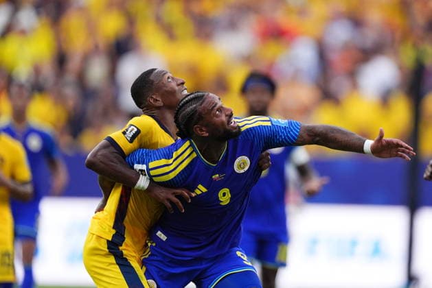 Ecuador v Curacao - FIFA World Cup, WM, Weltmeisterschaft, Fussball 2026 - Group E KANSAS CITY, UNITED STATES - JUNE 20: Jurgen Locadia of Curacao in action during the 2026 FIFA World Cup First Stage Group E match between Ecuador and Curacao at Arrowhead Stadium (Kansas City Stadium) in Kansas City, Missouri, United States on June 20, 2026. Hakan Akgun Anadolu Missouri United States. Editorial use only. Please get in touch for any other usage.  Copyright: x2026xAnadoluxHakanxAkgunx