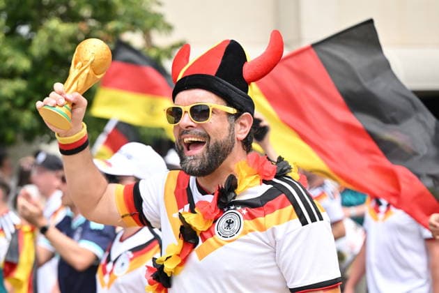 June 20, 2026, Toronto, On, Canada: Team Germany fans marched toward Toronto Stadium before their team took on Ivory Coast in World Cup soccer action in Toronto on Saturday, June 20, 2026. Canada News - June 20, 2026  - ZUMAc35_ 20260620_zaf_c35_223 Copyright: xJonxBlackerx