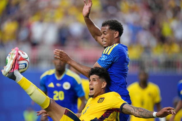Ecuador v Curacao - FIFA World Cup, WM, Weltmeisterschaft, Fussball 2026 - Group E KANSAS CITY, UNITED STATES - JUNE 20: Piero Hincapie (3) of Ecuador in action during the 2026 FIFA World Cup First Stage Group E match between Ecuador and Curacao at Arrowhead Stadium (Kansas City Stadium) in Kansas City, Missouri, United States on June 20, 2026. Hakan Akgun Anadolu Missouri United States. Editorial use only. Please get in touch for any other usage.  Copyright: x2026xAnadoluxHakanxAkgunx