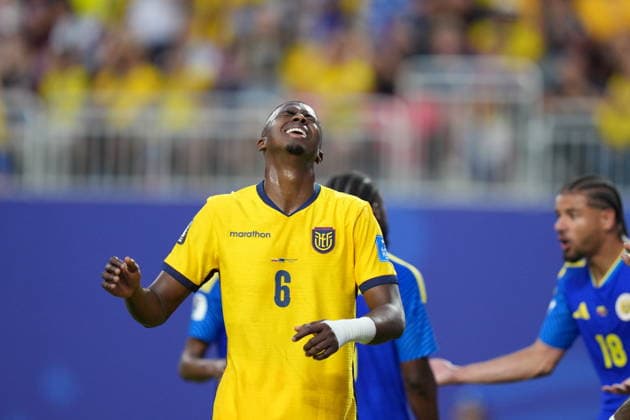 Ecuador v Curacao - FIFA World Cup, WM, Weltmeisterschaft, Fussball 2026 - Group E KANSAS CITY, UNITED STATES - JUNE 20: Willian Pacho (6) of Ecuador in action during the 2026 FIFA World Cup First Stage Group E match between Ecuador and Curacao at Arrowhead Stadium (Kansas City Stadium) in Kansas City, Missouri, United States on June 20, 2026. Hakan Akgun Anadolu Missouri United States. Editorial use only. Please get in touch for any other usage.  Copyright: x2026xAnadoluxHakanxAkgunx