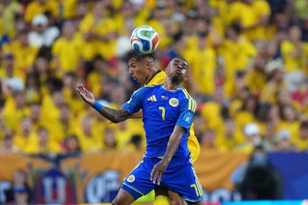 Ecuador v Curacao - FIFA World Cup, WM, Weltmeisterschaft, Fussball 2026 - Group E KANSAS CITY, UNITED STATES - JUNE 20: Juninho Bacuna (7) of Curacao in action during the 2026 FIFA World Cup First Stage Group E match between Ecuador and Curacao at Arrowhead Stadium (Kansas City Stadium) in Kansas City, Missouri, United States on June 20, 2026. Hakan Akgun Anadolu Missouri United States. Editorial use only. Please get in touch for any other usage.  Copyright: x2026xAnadoluxHakanxAkgunx