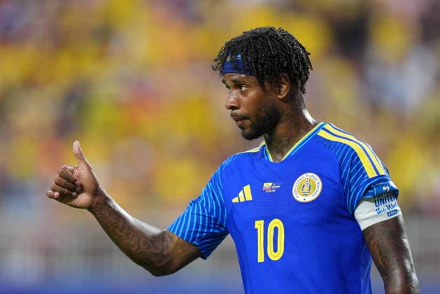 Ecuador v Curacao - FIFA World Cup, WM, Weltmeisterschaft, Fussball 2026 - Group E KANSAS CITY, UNITED STATES - JUNE 20: Leandro Bacuna of Curacao in action during the 2026 FIFA World Cup First Stage Group E match between Ecuador and Curacao at Arrowhead Stadium (Kansas City Stadium) in Kansas City, Missouri, United States on June 20, 2026. Hakan Akgun Anadolu Missouri United States. Editorial use only. Please get in touch for any other usage.  Copyright: x2026xAnadoluxHakanxAkgunx