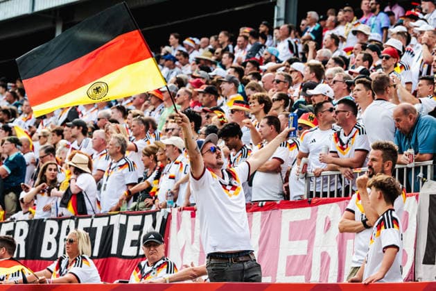 TORONTO, ON - JUNE 20: Germany supporters are seen during the second half of the FIFA World Cup, WM, Weltmeisterschaft, Fussball 2026 Group E match between Germany and Cote d Ivoire on June 20, 2026, at Toronto Stadium in Toronto, ON. (Photo by Mathew Tsang Icon Sportswire) SOCCER: JUN 20 FIFA World Cup 26 Group E - Germany vs Cote d Ivoire EDITORIAL USE ONLY Icon260620019