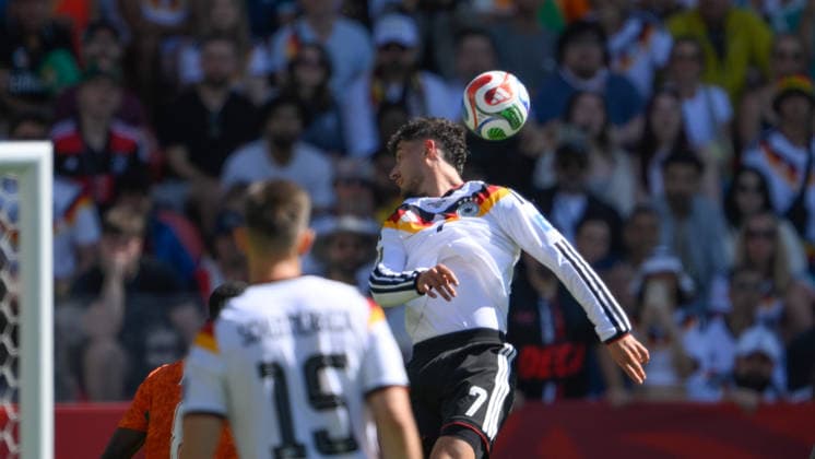 June 20, 2026, Toronto, Ontario, Canada: Kai Havertz ( 7) of Germany leaps to head the ball during the 2026 FIFA World Cup, WM, Weltmeisterschaft, Fussball game between Germany and CÃ te d Ivoire at Toronto Stadium. Sports News - June 20, 2026  - ZUMAv136 20260620_zsp_v136_023 Copyright: xJeffxVoganx