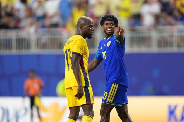 Ecuador v Curacao - FIFA World Cup, WM, Weltmeisterschaft, Fussball 2026 - Group E KANSAS CITY, UNITED STATES - JUNE 20: Leandro Bacuna (10) of Curacao looks on during the 2026 FIFA World Cup First Stage Group E match between Ecuador and Curacao at Arrowhead Stadium (Kansas City Stadium) in Kansas City, Missouri, United States on June 20, 2026. Hakan Akgun Anadolu Missouri United States. Editorial use only. Please get in touch for any other usage.  Copyright: x2026xAnadoluxHakanxAkgunx